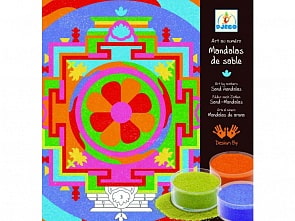 Песочные картинки - Тибетские мандалы (Djeco, 08634k)