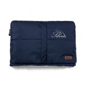 Муфта меховая для коляски Nuovita Siberia Bianco Blu scuro/Темно-синий (Nuovita, NUO-mSIBB_2015)