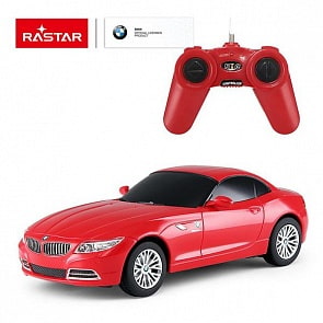 Машина на радиоуправлении 1:24 BMW Z4, цвет – красный (Rastar, 39700R)