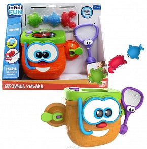 Игрушка для ванны из серии Kidz Delight - Корзинка рыбака (1toy, Т10501)