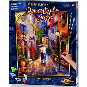 Раскраска по номерам - Романтичная прогулка, 40 х 50 см (Schipper, 9130788)