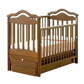 Кровать детская Гандылян К-2005-1м Анжелика маятник универсальный, орех (Gandylyan, GAN-К 2005-1м_орех)
