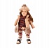 Кукла Фрида, шатенка в осеннем пальто, 50 см  - миниатюра №2