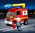 Конструктор – Пожарный: машина с фигуркой, 75 деталей  - миниатюра №1