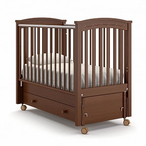 Детская кровать Nuovita Perla solo swing продольный, Noce scuro/Темный орех (Nuovita, PERSLS_200)