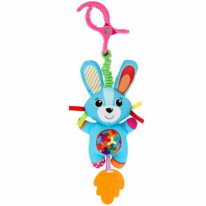 Текстильная игрушка-погремушка Зайка (Умка, RPHT-R2)