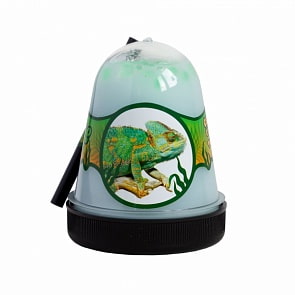 Slime – Jungle с салатовым фишболом - Хамелеон, 130 г (Волшебный мир, S300-32)