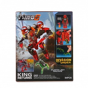 Конструктор – Робот с аксессуарами, 84 детали (1603L006)