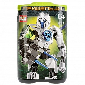 Конструктор Пришелец, с аксессуарами, в банке (Город мастеров, BL-9531-R)