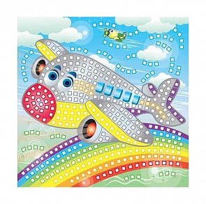 Мозаика Самолетик, более 400 деталей (Funnivation, FM1510)