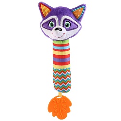 Текстильная игрушка-пищалка - Енот (Умка, RS-RN4) - миниатюра