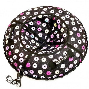 Санки надувные тюбинг дизайн - Пончики, диаметр 105 см. (RT, 6738RT)