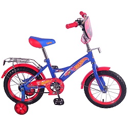 Детский велосипед – Hot Wheels, 14", GW-тип, сине-красный (Mustang, ST14022-GW) - миниатюра