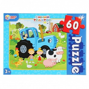Пазлы - Синий Трактор, 60 деталей (Умка, 4630115523437)