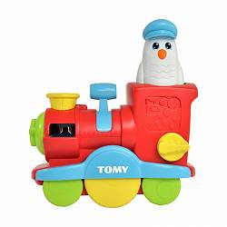 Игрушка для ванны - Веселый паровозик с мыльными пузырями (Tomy, E72549st) - миниатюра