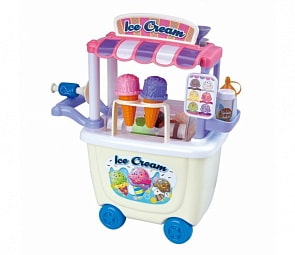 Набор с пластилином - Тележка с мороженым (Playgo, Play 8870veg)