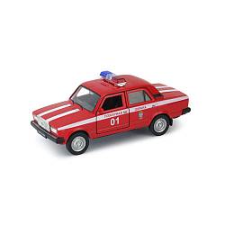 Модель машины LADA 2107 Пожарная Охрана (Welly, 43644FS) - миниатюра