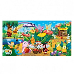 Коврик-пазл Лунтик, 8 сегментов по 31,5 х 31,5 см (Играем Вместе, FS-LUNT)