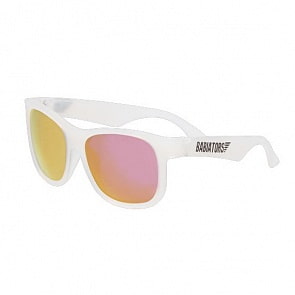 Солнцезащитные очки Original Navigator Premium - Розовый лед/ Pink Ice, Junior полупрозрачная оправа (Babiators, NAV-015)