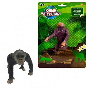 Юный натуралист. Животные - Горилла, термопластичная резина (ABtoys,  PT-01171)