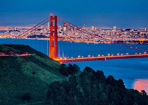 Пазл с глянцевым эффектом - Сан-Франциско, 1000 деталей (Ravensburger, 19441)