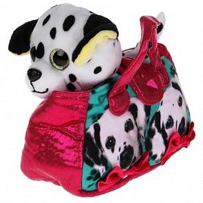 Мягкая игрушка Далматинец в модной сумочке 15 см (Мой питомец, CT-AD201041-19)