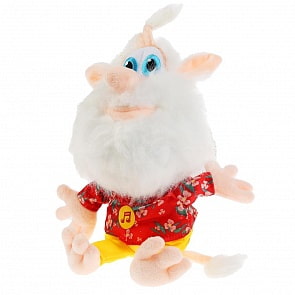 Мягкая озвученная игрушка - Буба в красной рубашке, 20 см (Мульти-пульти, M9843-20D)