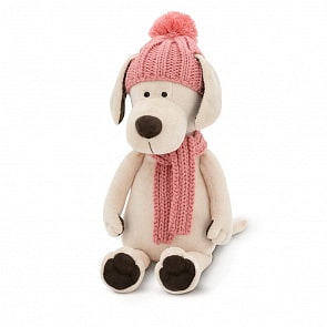Мягкая игрушка – Собачка Лапуська: Зимние приключения, серия Life, 25 см (Orange Toys, OS690/25)