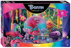 Пазл макси Trolls-2. Music is life, 24 детали (Степ пазлы, 90069) - миниатюра