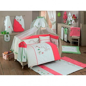 КПБ 3 предмета серии Kidboo Singer Birds, розовый (Kidboo, 00-0012158 Pink)