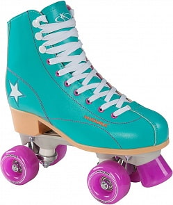 Ролики-квады Hudora Rollschuh Roller Disco, Gr. 38, grün/lila (Hudora, 13184) Ролики-квады Hudora Rollschuh Roller Disco, Gr. 38, grün/lila (Hudora, 13184)