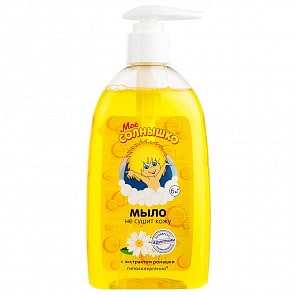 Мыло жидкое с экстрактом ромашки, 300 мл, дозатор (Мое Солнышко, 581)