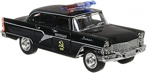 Машина металлическая инерционная - Газ Чайка – Милиция (Технопарк, X600-H09082-Rsim)