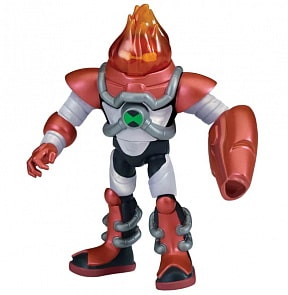 Фигурка Ben 10 - Бронированный Человек-огонь, 12,5 см (Playmates, 76146)