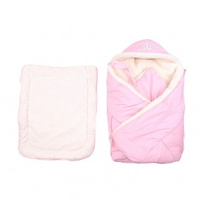 Конверт меховой Бэби Элит, розовый (Золотой гусь, ЗГ-12026_розовый)