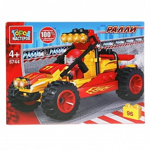 Конструктор Город мастеров - Ралли: багги, с фигуркой, 96 деталей (Город мастеров, 5744-UU)