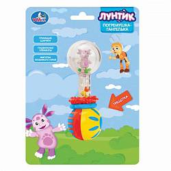 Погремушка-гантелька с фигуркой Лунтика (Умка, L02-Rsim) - миниатюра