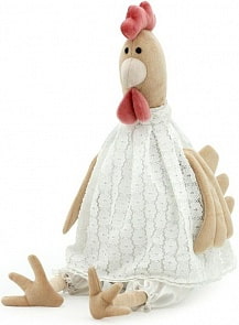 Мягкая игрушка - Курочка Олеся, 35 см (Orange, 6004/35)