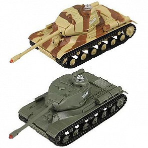 Радиоуправляемый танковый бой на 2 танка со светом и звуком, 1:64 (Rinzo,	C-00037(529)