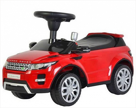 Машинка-каталка – Range Rover Evoque, красный, звук 