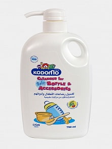 Средство для мытья детских бутылок и сосок, с дозатором, 750 мл (Lion Kodomo, 193507)