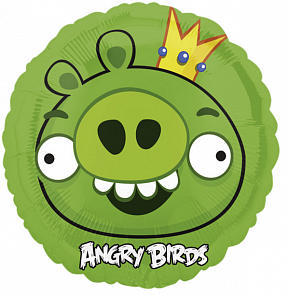 Тарелка Angry Birds, 17 см, 8 штук (Amscan, 1502-1114)