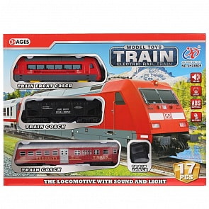 Железная дорога свет + звук, с аксессуарами (1811B020)