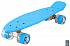 146314 Скейтборд Classic 22" - YQHJ-11, со светящимися колесами, цвет голубой  - миниатюра №1