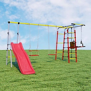 Дачный комплекс Богатырь Плюс + фанерные качели (Romana, СГ000004304)