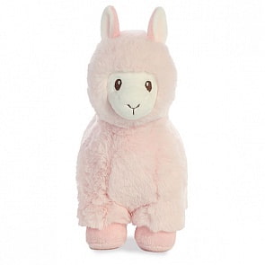 Игрушка мягкая - Лама розовая 30 см. (Aurora, 180346A)
