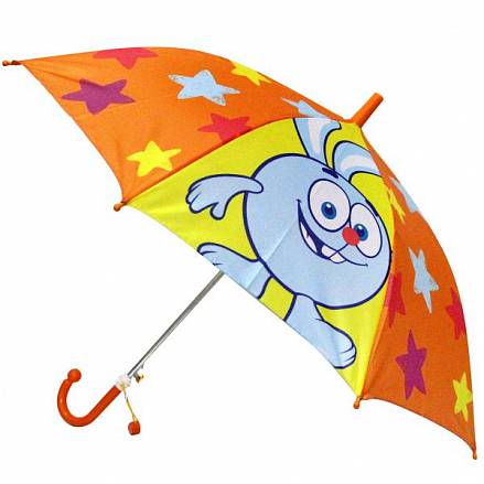Зонт детский со свистком - Смешарики, 45 см 