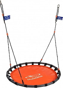 Качели-гнездо диаметр сиденья 120, цвет - оранжевый (Hudora, 72160)