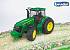 Трактор Bruder John Deere 7930 с подъемным капотом, зеленый  - миниатюра №6