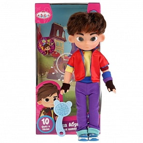 Кукла озвученная из серии Сказочный патруль - Саша Абрикосов, 10 фраз и песен из мультика, 35 см (Карапуз, SP18-SA-RU)